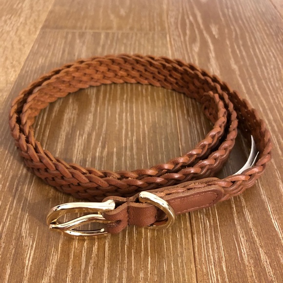 Banana Republic Accessories - 🆕 Banana Republic Braided Brown Leather Belt - 38” Length